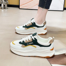 百搭女鞋新款时尚老爹鞋软底2025年春季新款运动鞋小白鞋