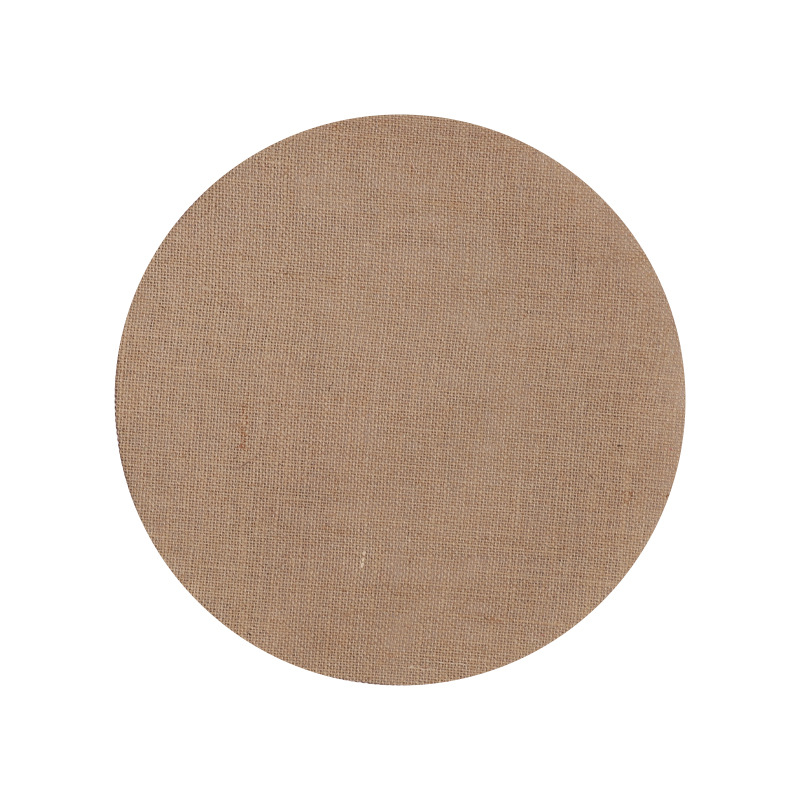 Navidad color transfronterizo mesa de comedor esteras de decoración de material yute esteras de comedor occidentales pueden ser redondas