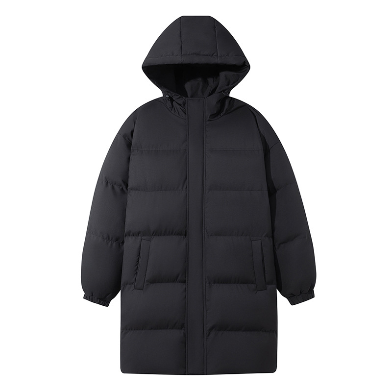 Men's Autumn And Winter Warm Cotton Jacket Medium Length Coat_voghion.com