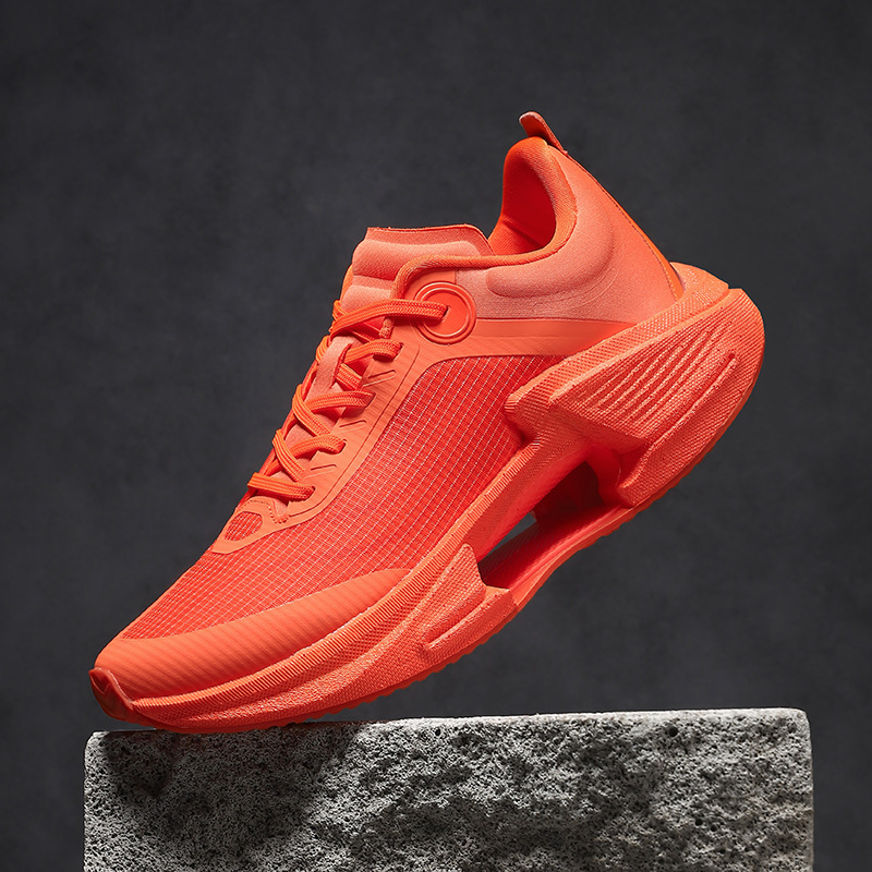 Jueying 3Rd Generation Running Shoes Men's Carbon Plate Technology Professional Shock-Absorbing Casual Sports Shoes Student Racing Running Shoes Autumn Style