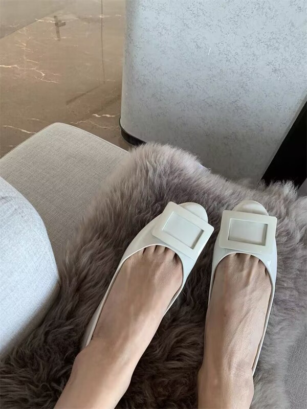 方扣单鞋复古软底气质法式玛丽珍鞋芭蕾舞平底鞋rv女鞋减龄时尚|undefined
