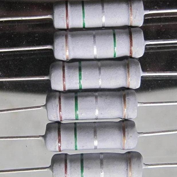 自主生产批发编带2W直插5%1K氧化膜电阻,铁脚插件电阻MOF金属膜