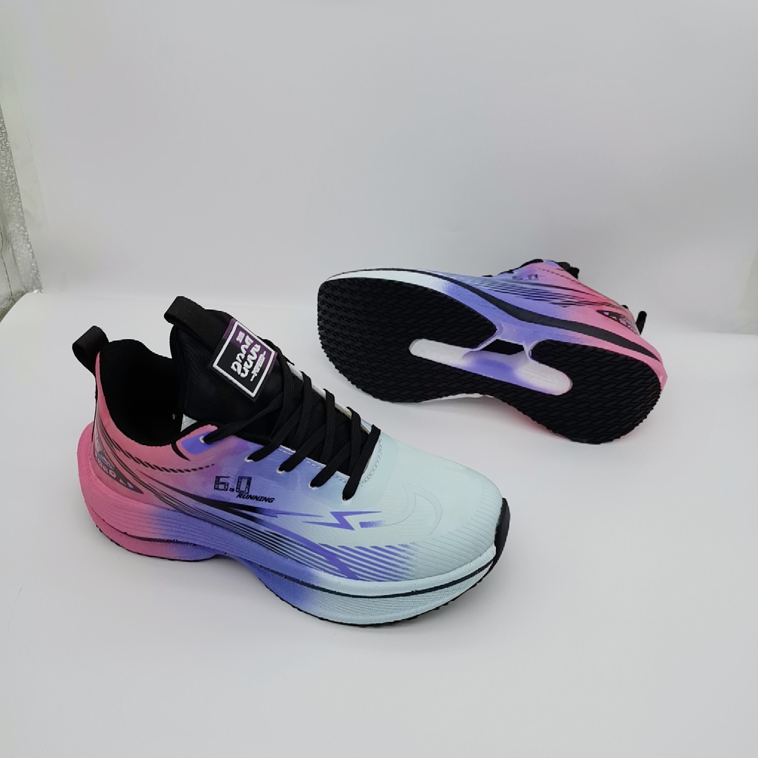 36-40 Tales de cuero de otoño ventilador amortiguador zapatos de corrida de hombre zapatos deportivos cómodos zapatos de trotar
