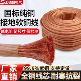国标软铜线25平方16平方铜芯电缆线高压接地线电焊机焊把线10平方