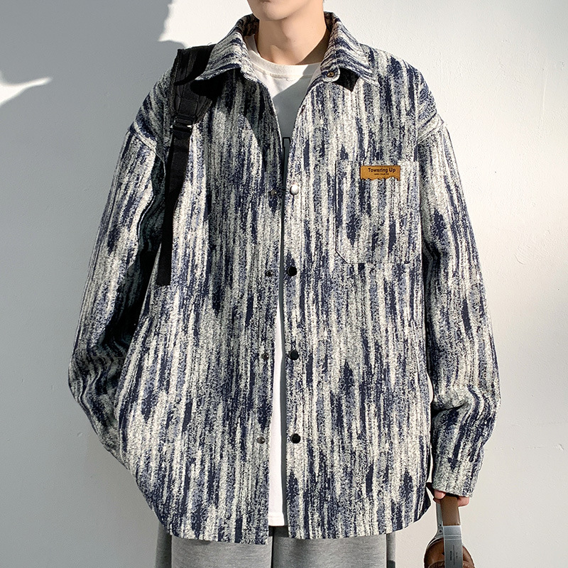 2024 Nuove giacche primaverili e autunnali, cappotto Pi Shuai versatile per il tempo libero di alta strada retrò alla moda da uomo_voghion.com