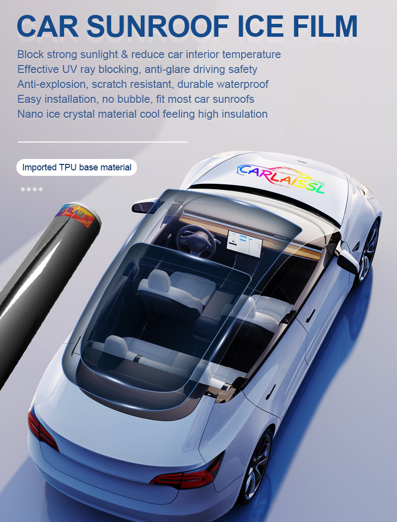 Carlaissl Tpusunroof Ice Armor Heat Insulation Film Car Roof