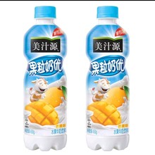 美汁源果粒奶优芒果味450g*15瓶装乳饮料水果牛奶饮料
