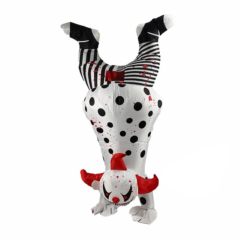 Venta caliente Traje inflable transfronterizo Dinosaurio de Halloween Alien Tyrannosaurus Rex Dress Up Ropa de actuación divertida Decoración de fiesta