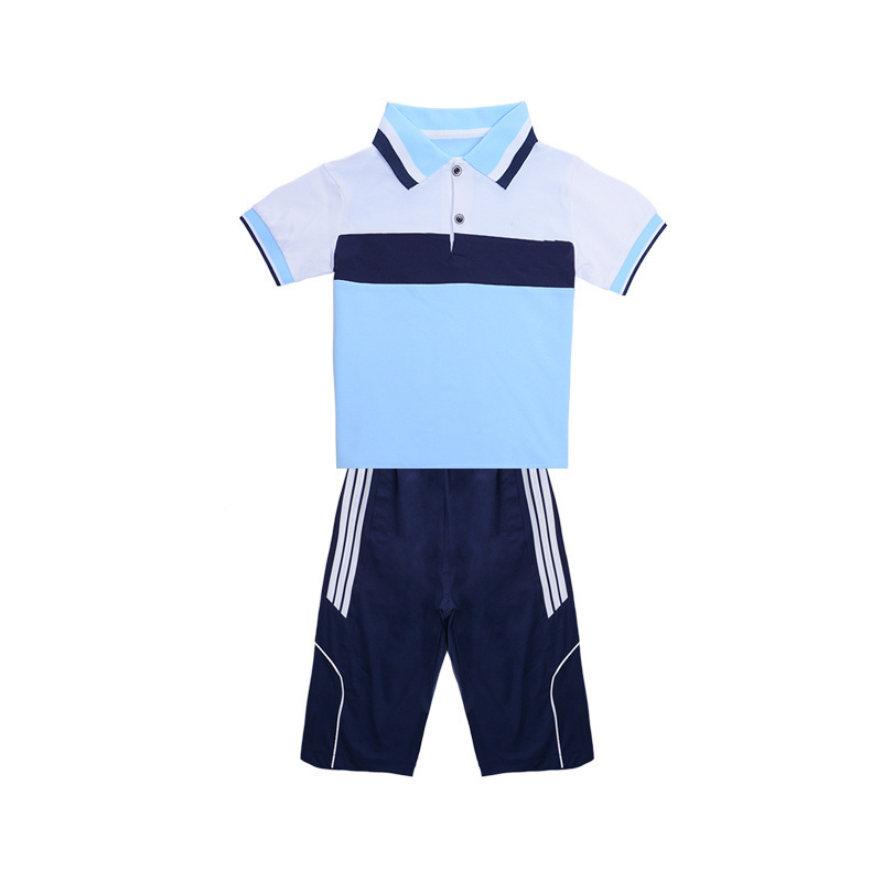 瀾洋貝青少年小学生服中学生制服スポーツスーツ夏服方陣服|undefined