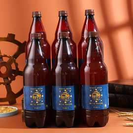 帕丁堡精酿啤酒小麦白啤瓶装原浆啤酒1L*6瓶全麦发酵整箱批发