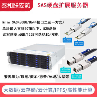Taihe Lian Sas Disk Array 8644 Interface Is Compatible with Multi-Vendor Server Large-Capacity Hard Disk Expansion Cabinet