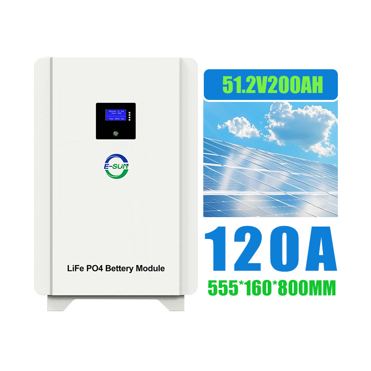 Batería de almacenamiento de energía de fosfato de hierro y litio de 51.2V 100Ah/200Ah/280Ah Gran capacidad 5 grados 10 grados 15 grados pueden
