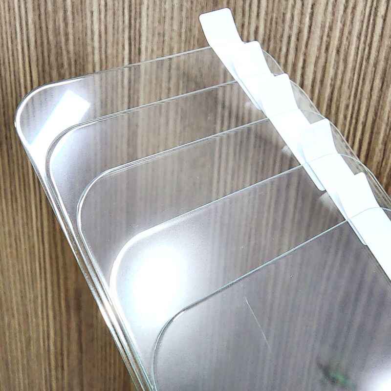 For Apple 15 Half Screen Tempered Film iPhone13 Phone Film 14promax Edge Film 0.33 White Film 2.5D