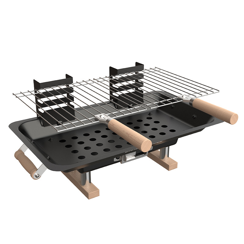 Transfronterizos con parrilla de ceniza estilo japonés estilo coreano parrilla de carbón doméstica parrilla de barbacoa parrilla al aire libre horno portátil