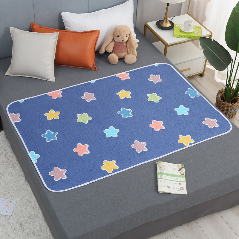 Cojín menstrual impermeable lavable Tía grande estera para estudiantes a prueba de fugas período menstrual pequeño colchón