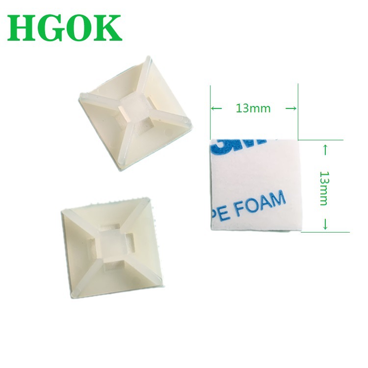 吸盘13*13配线电线固定座 RX系列背胶式粘式束线固定座