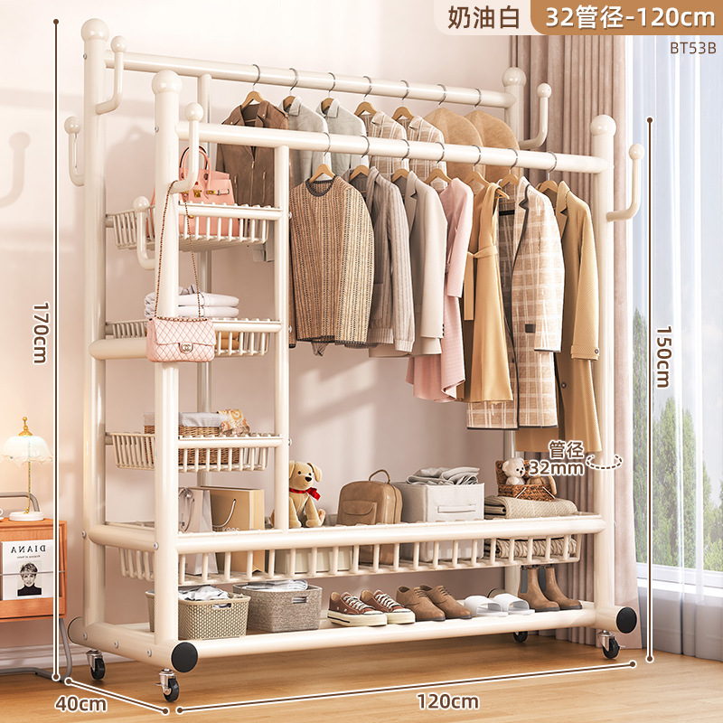BT53B-32 튜브-직선 다리 이중 극 120 우유 흰색 측면 그물