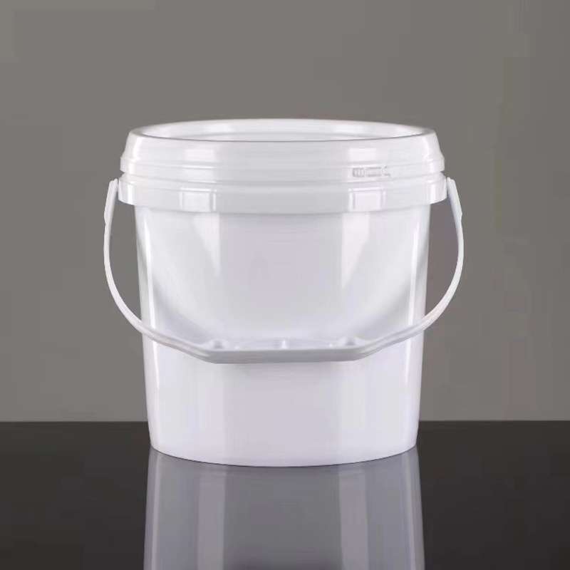 1Lプラスチック取っ手射出ドラムペットスナック爆発塩空バレル塗料内装防水材料空バレル|undefined