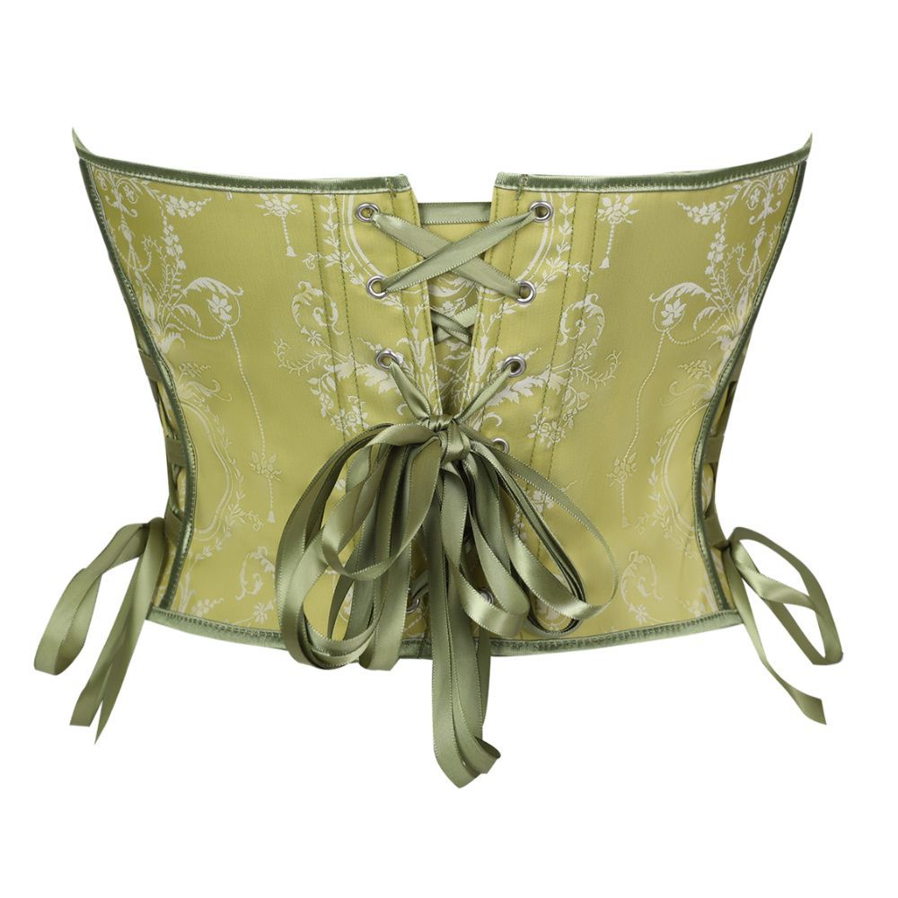 Flor verde francés, corsés