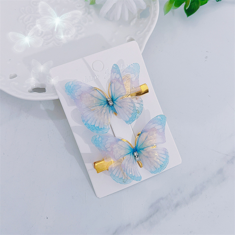 Women'S Gender Sweet Style Women's Sweet Butterfly Metal Hair Clip