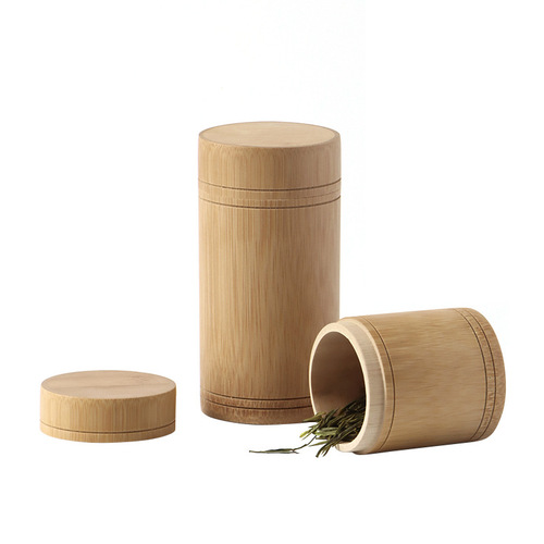 Sealed tea barrel/tube travel portable bamboo tube incense tube bamboo tea can tea tube packaging sealed can