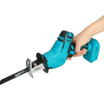 Sierra de cuchillo de caballo de pequeño tamaño de metal, Sierra de litio, Sierra de ida y vuelta, sierra eléctrica portátil multifuncional para uso doméstico, sierra eléctrica para carpintería