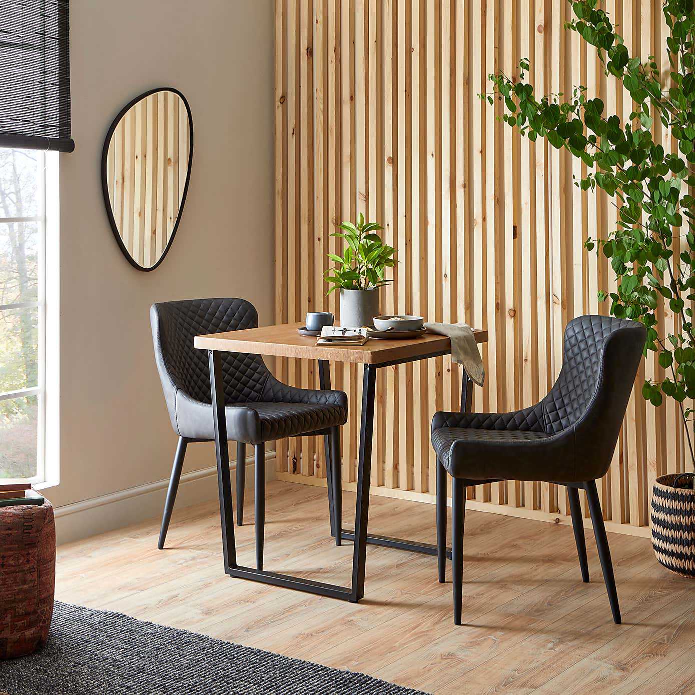 Mesa de comedor de madera sólida de Amazon, mesa de comedor de madera simple y de alta calidad image 1