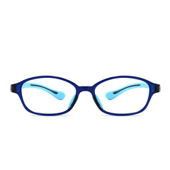 2021新款防藍光兒童平光鏡可伸縮鏡腿硅膠軟男女款可配近視TRJ-19