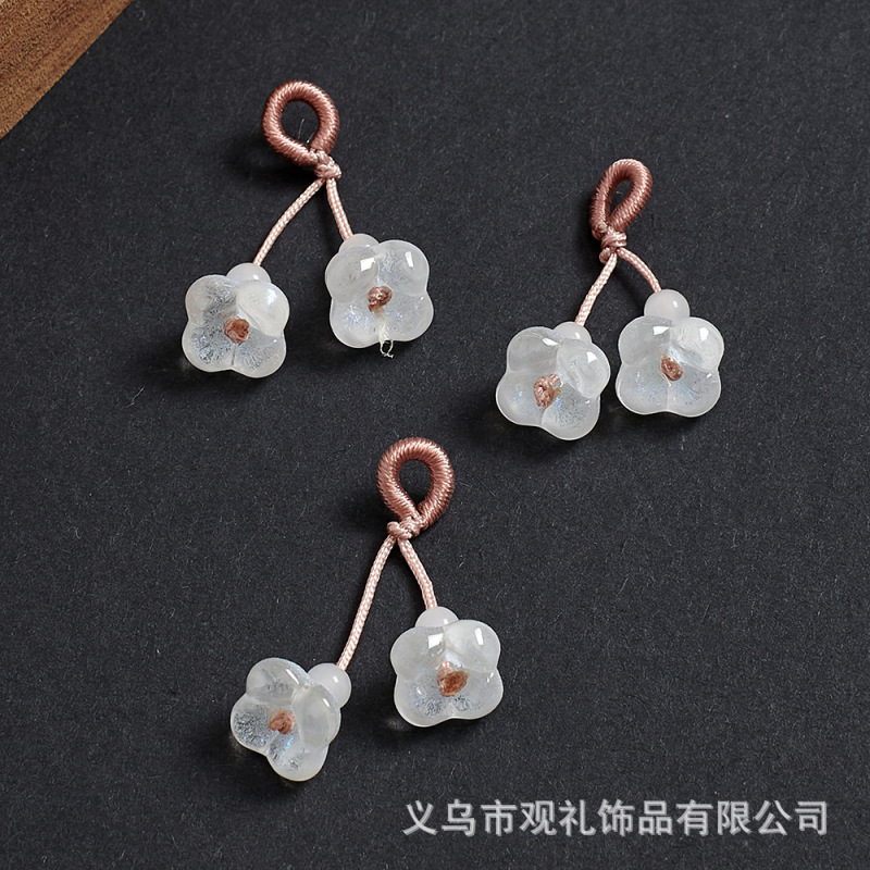 琉璃葫芦莲蓬樱花手串吊坠提溜串珠手链手工diy手绳编织饰品配件|undefined