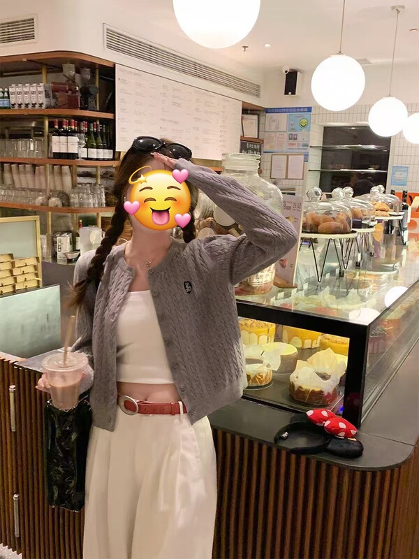 秋冬新款显瘦百搭针织开衫2025麻花外套女高级感韩系独特短款上衣|undefined