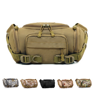 Wholesale New Tactical Waist Bag Camouflage Military Bag Outdoor Sports Backpack Nylon Cycling Waist Bag Shoulder Messenger Bag