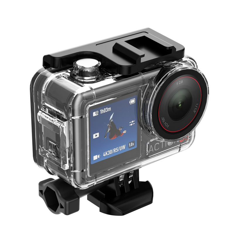Dji Action5Pro/4/3 Waterproof Shell Diving Shell Cover Lens Cap Accessories 60m Protective Shell Sports Camera Dji Action5Pro/4/3 Waterproof Shell Diving Shell Cover Lens Cap Accessories 60m Protective Shell Sports Camera