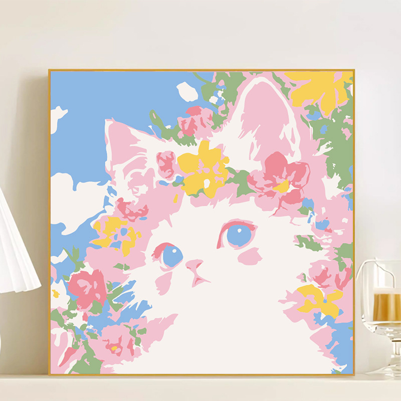 LL128 / 20*20CM（画笔+颜料+绷好内框）