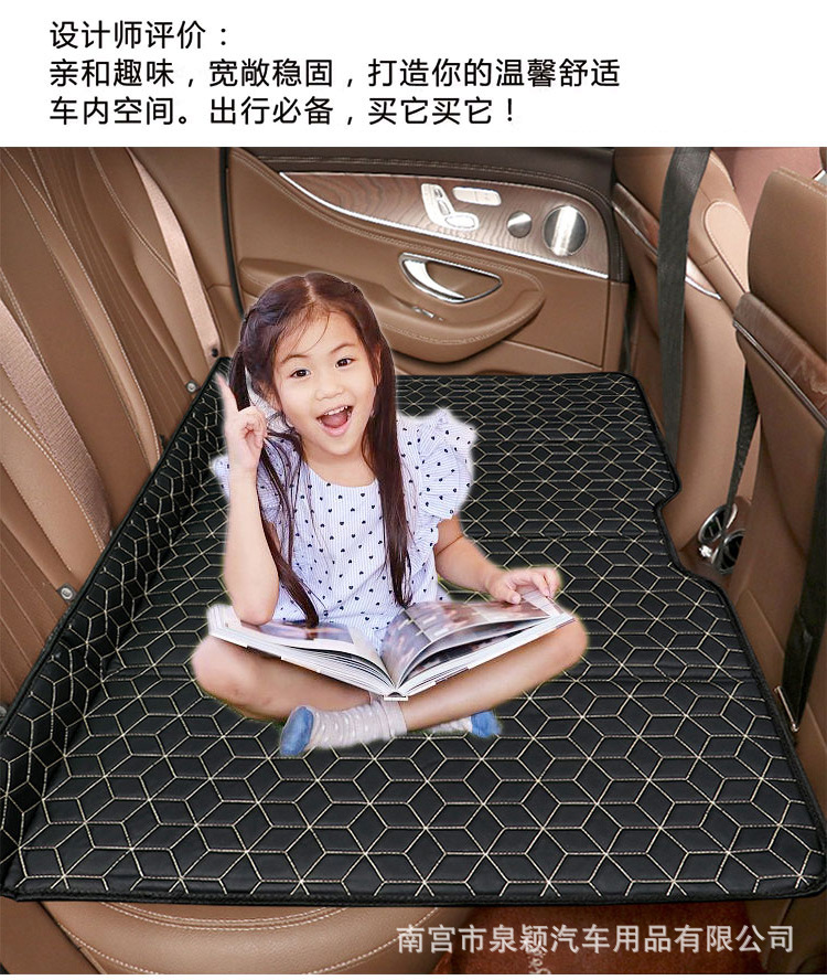 Inflatable-Free Foldable Car Mattress Rear Seat Cushion Car Universal Car Seat Cushion Chair Modified Bed Sleeping Rest Car Bed