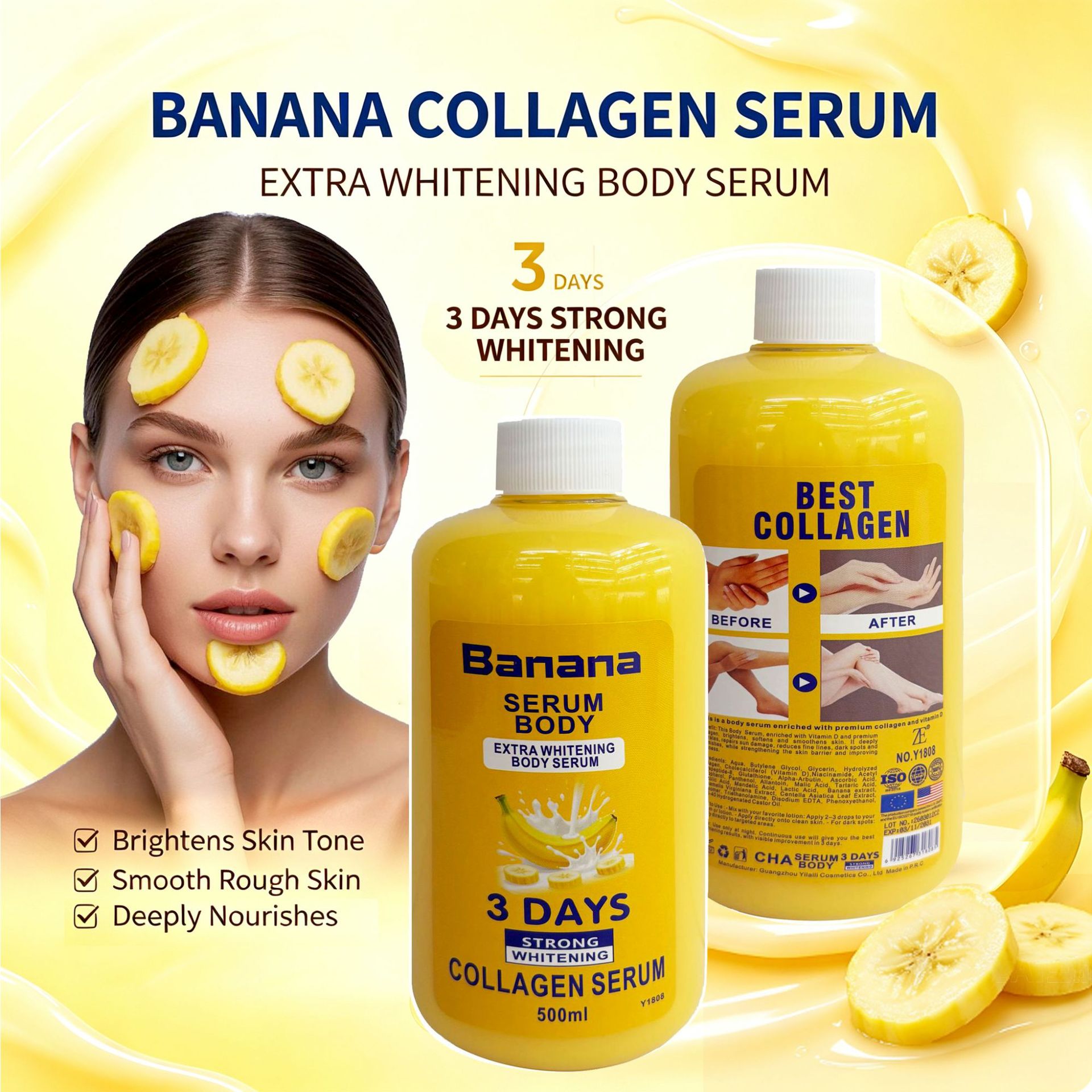 Cross-Border Collagen Essence Nourishing Full Body Brightening Moisturizing Hydrating Skin Repair 500ml Wholesale Export