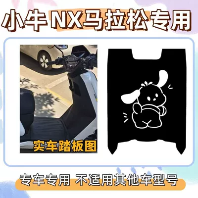floor mats, wear-resistant, non-slip, waterproof, Electric vehicle foot mat - pacha-dog-2comes-with-magic-tape-xiaoniu-nx-marathon