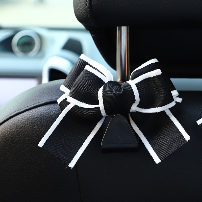 gancho de automóvil, arco de mariposa, gancho de respaldo de silla multifuncional, gancho encantador oculto, artículos de decoración interior de automóviles