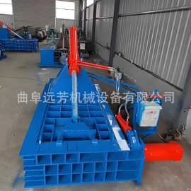 生产供应金属压块机 卧式铁屑压块机 彩钢瓦 废铁皮压块机图片