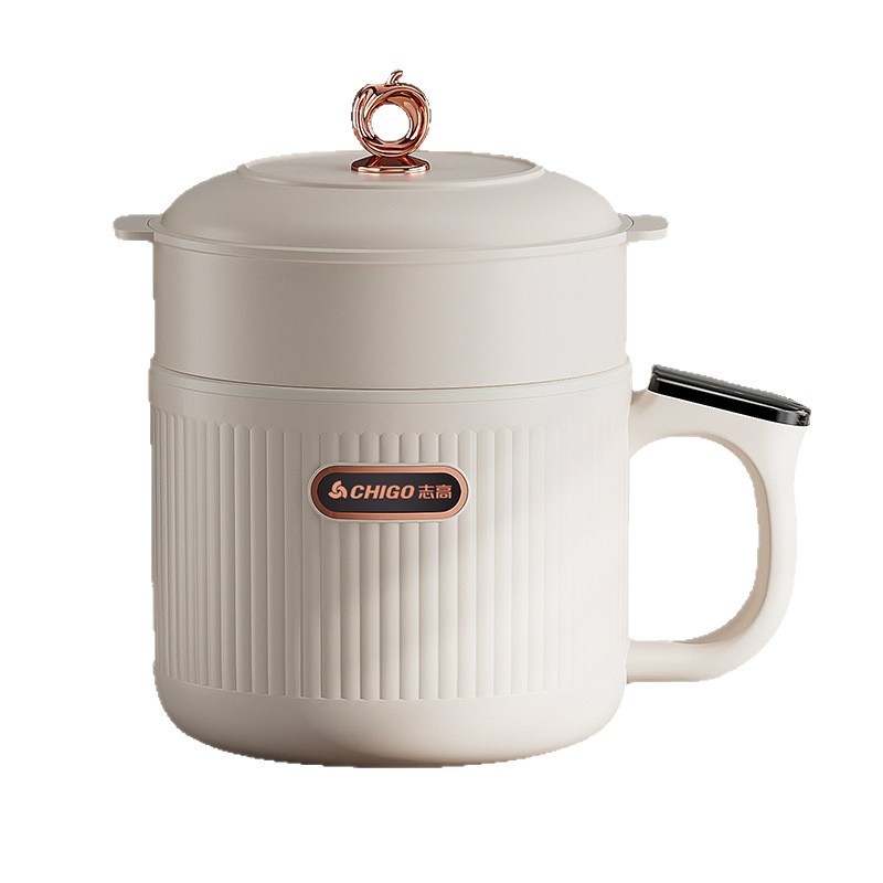 Chigo 2L 軽糖セラミック釉炊飯器ライススープ分離インスタントラーメンポットミニ家庭用電気調理鍋寮炊飯器|undefined