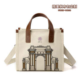 帆布包图片logo学生斜挎伴手礼幼儿园小朋友diy包包手提袋