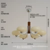 6 heads-{Cut yellow lampshade}