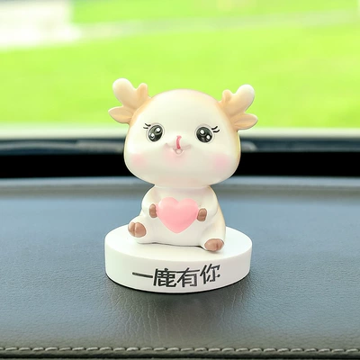 Car ornaments | on the Center Console - a-deer-has-you