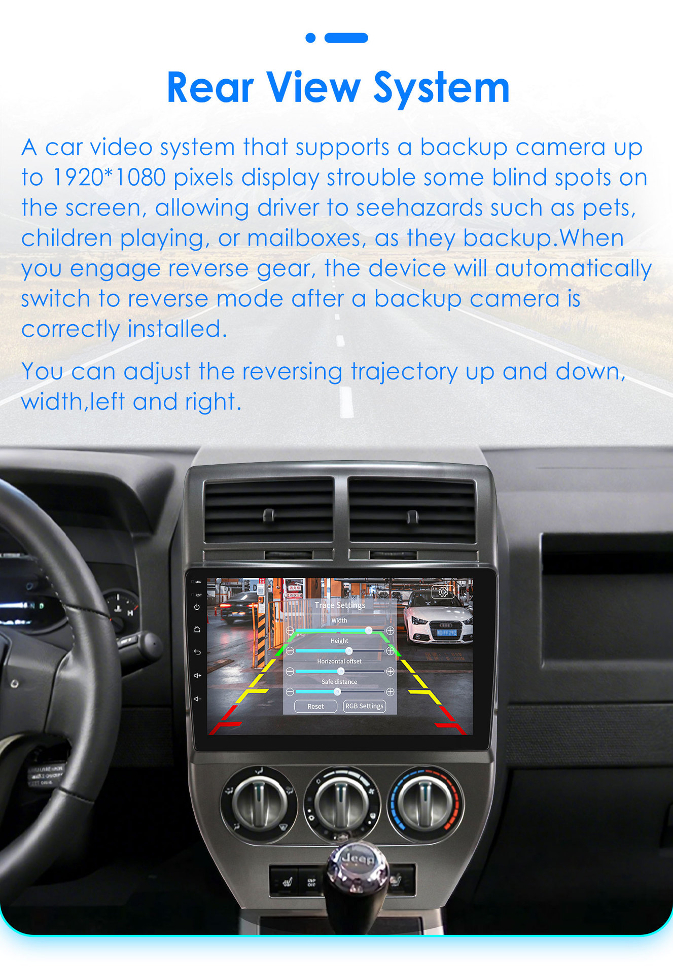 Suitable for Jeep Compass 07-09 Car Android Large-Screen Navigation System Gps All-In-One Device