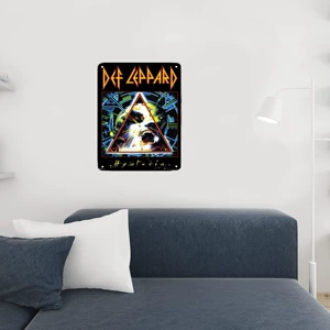 Def Leppard "Pyromania" и "Hysteria" Классическая обложка альбома плакат Плакат Железная краска