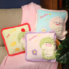 抱枕被子两用毯子二合一车载靠枕办公室午睡枕靠垫车内睡觉枕头女