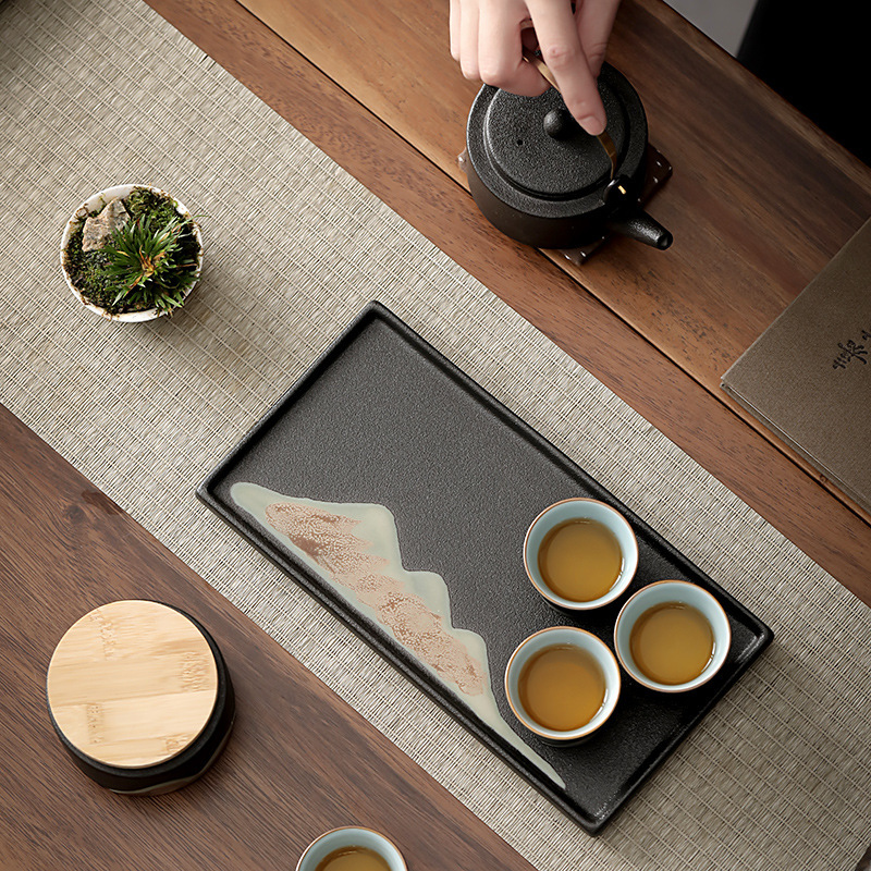 千里江山茶器セット家庭用日本式ティーポットセット陶磁器工夫茶器セットセットギフトボックス|undefined