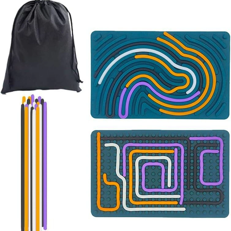 Трансграничный взрыв Sensory Activity Board силиконовая сенсорная доска для детей головоломки декомпрессионная доска