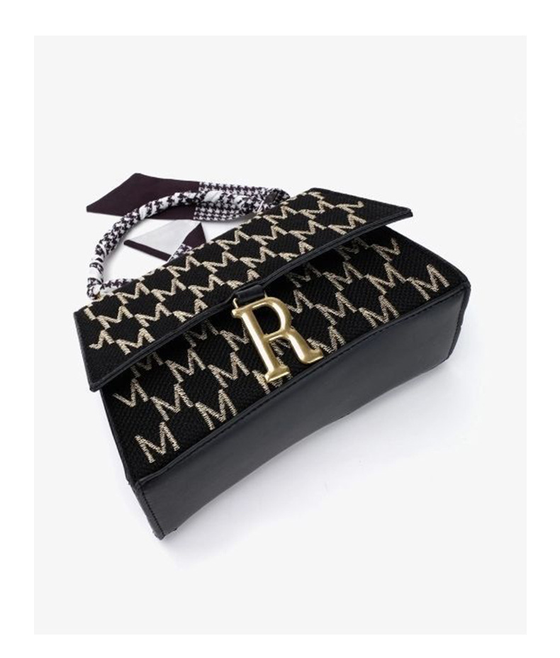 2024 European and American R letter small square bag, high-end, light luxury, small fragrance, portable shoulder bag, western style crossbody bag _voghion.com