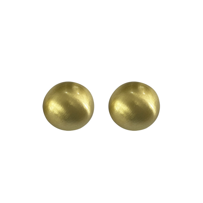 Matte small design retro earrings