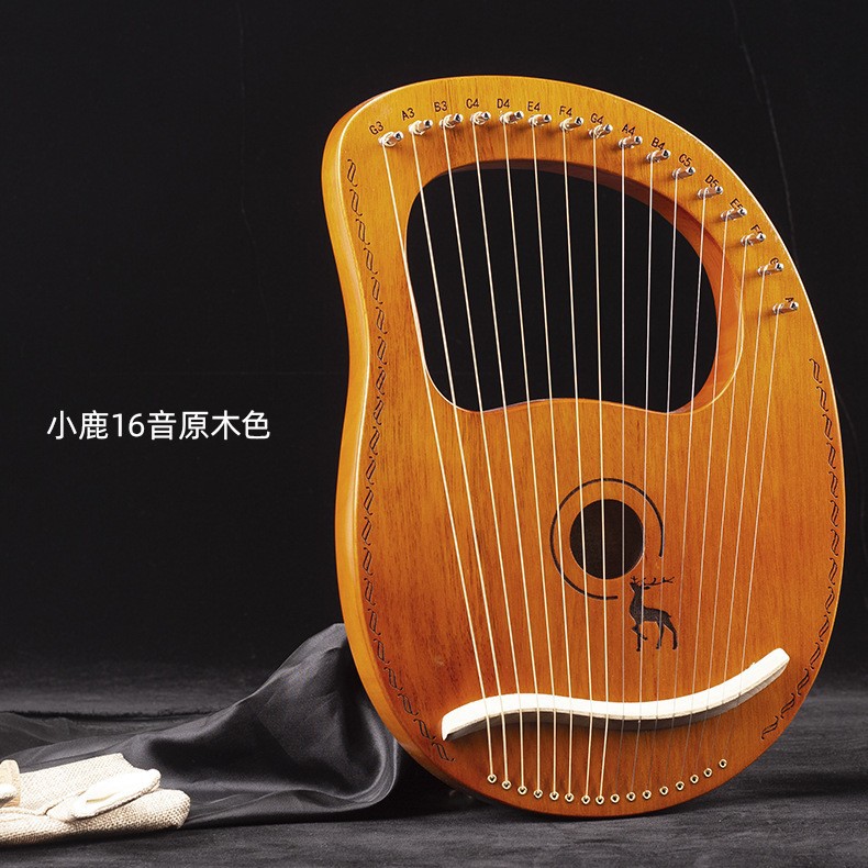 19-String lyre piano portátil 16-String small HARP principiante auto-Estudio 10-String lyre piano lyre instrumento musical